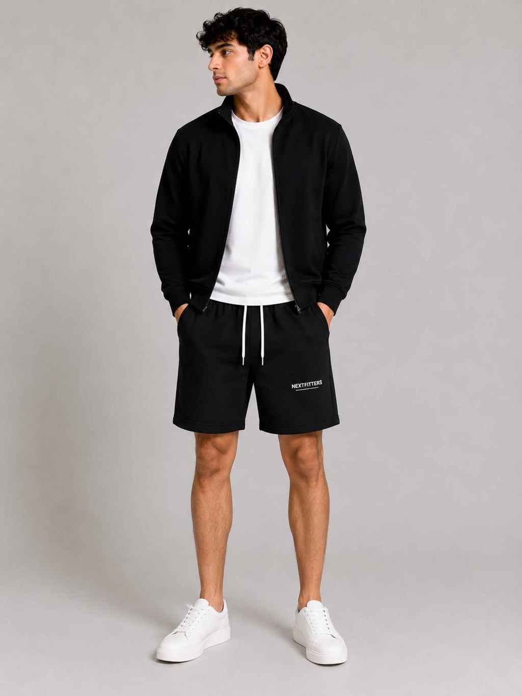 Classic Solid Black Shorts