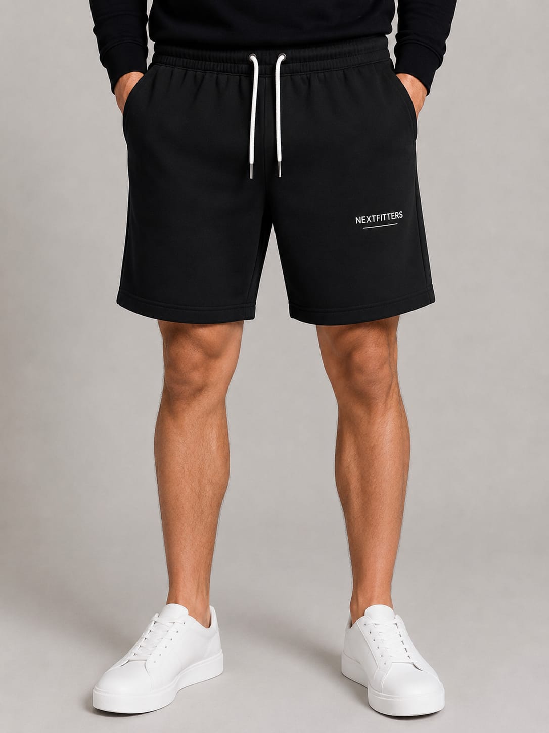 Classic Solid Black Shorts