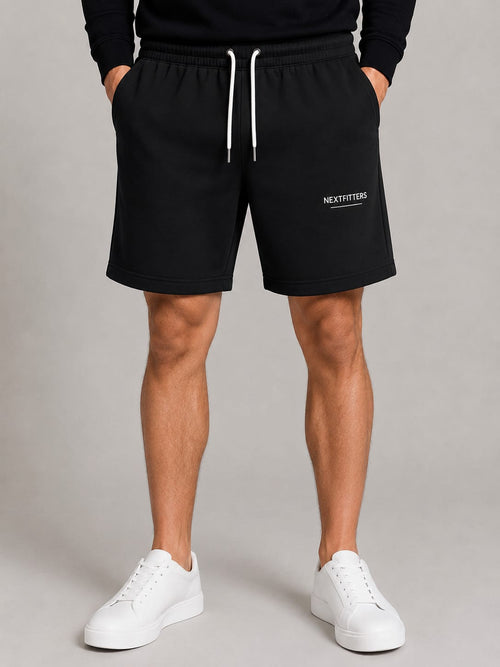 Classic Solid Black Shorts