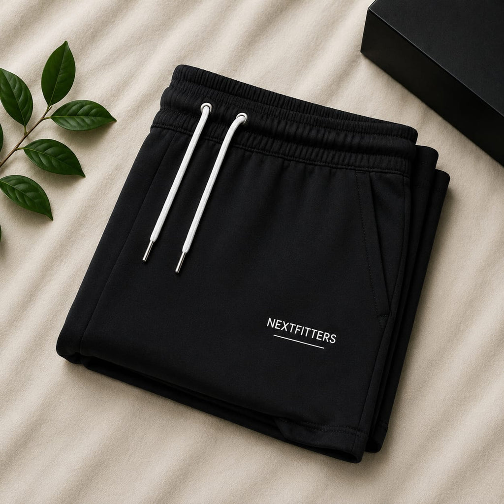 Classic Solid Black Shorts