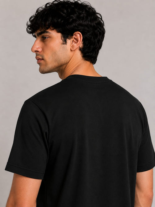 Classic Cotton Black T-Shirt